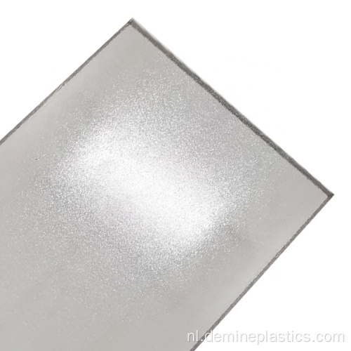 Doorschijnend mat massief polycarbonaat bord voor gebruik binnenshuis